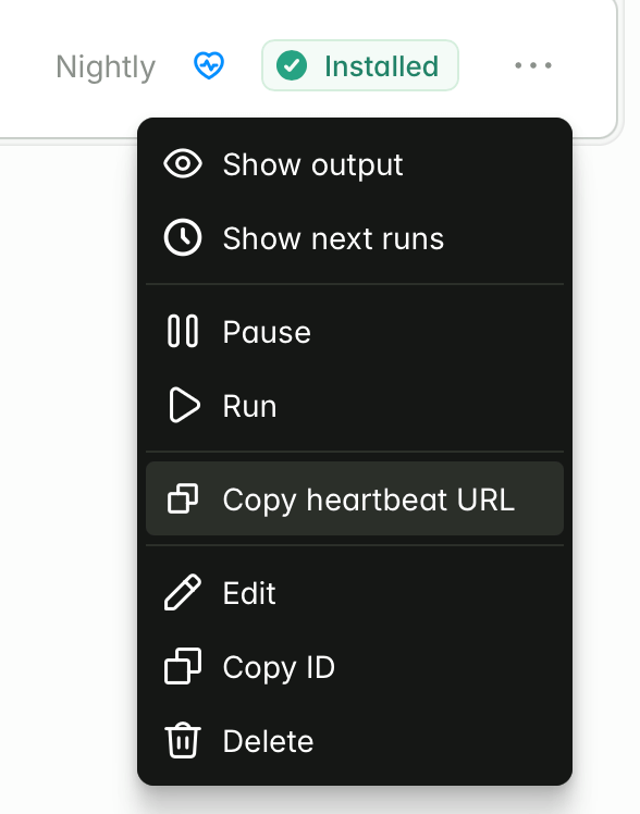 Laravel Forge - create scheduled job